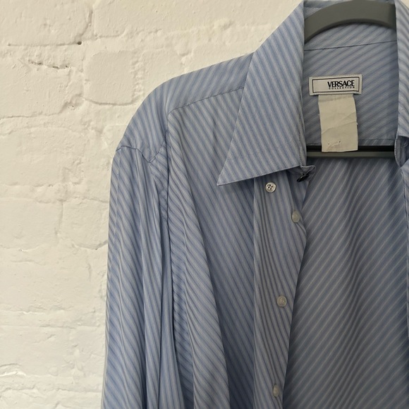 Versace • Vintage Striped Dress Shirt - Picture 3 of 5